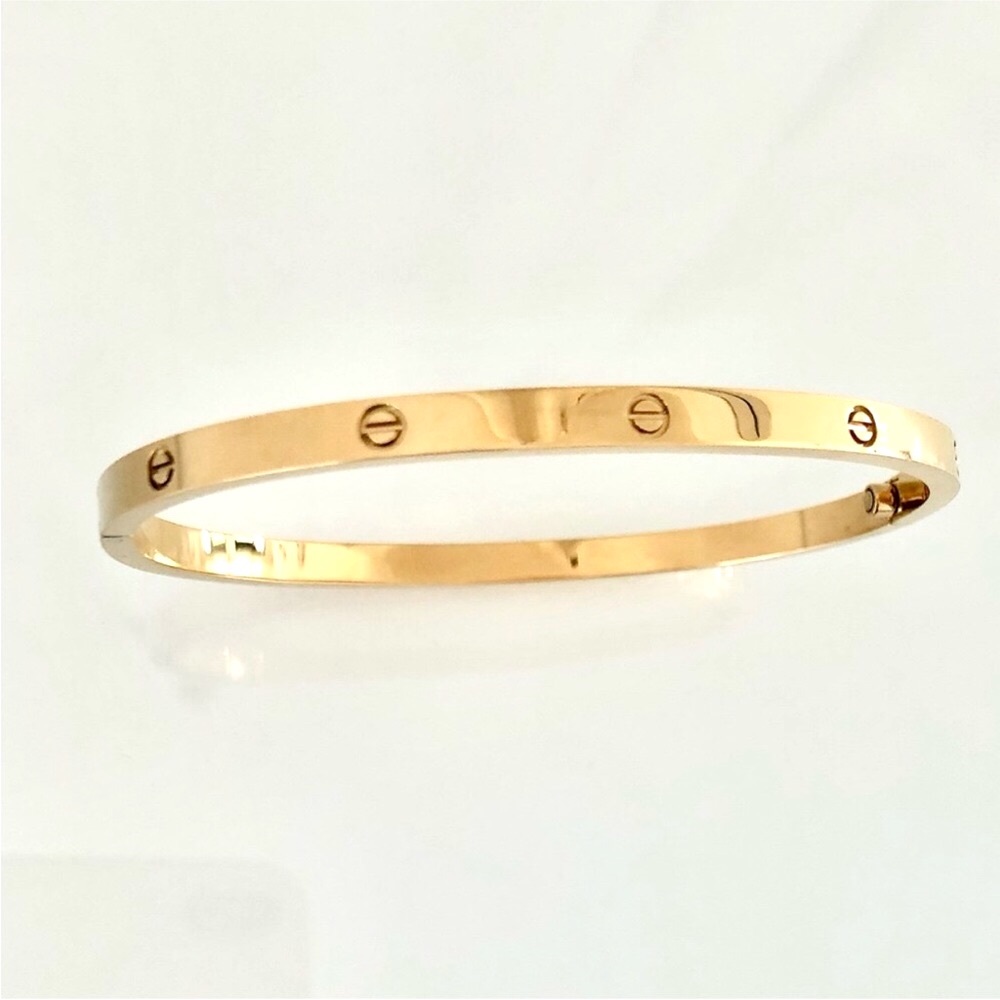 Gold Screw Small Model Bracelet - Picture 5 of 12